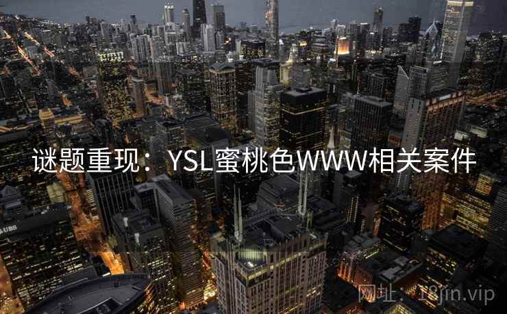 谜题重现:YSL蜜桃色WWW相关案件 谜题重现:YSL蜜桃色WWW相关案件